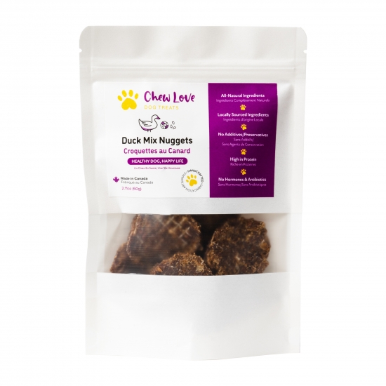 Duck Mix Nuggets by Chew Love Dog Treats
