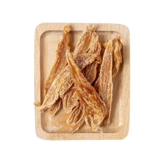a chicken jerky   front